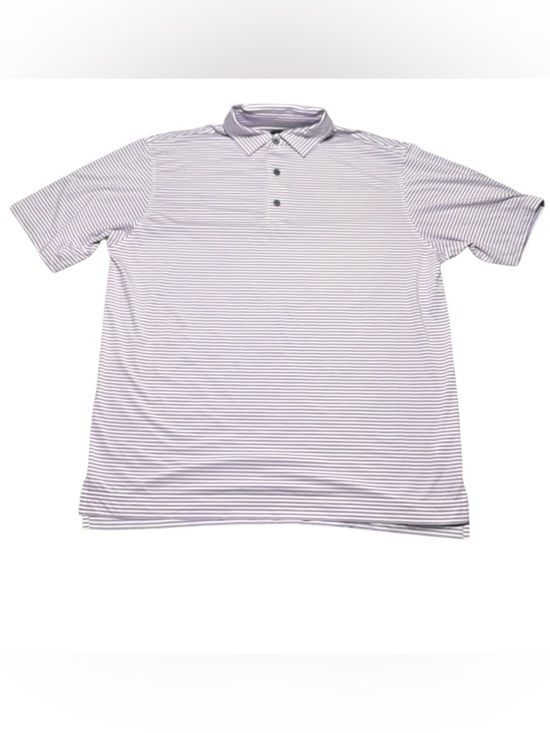 FootJoy Other - FootJoy Men's Large Purple and White Striped Polo